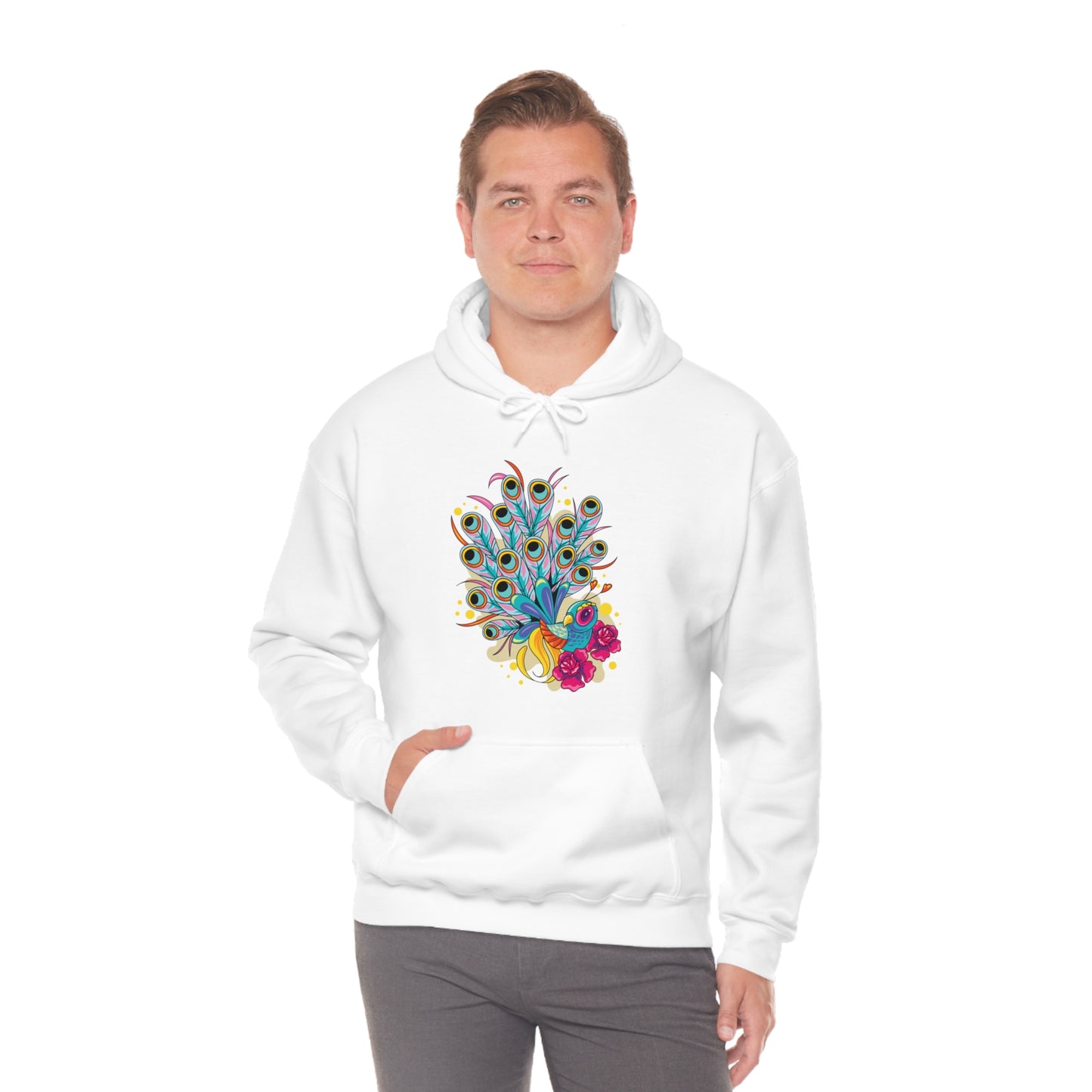 Colorful Peacock Hoodie