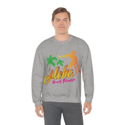 Aloha Beach Paradise Crewneck Sweatshirt