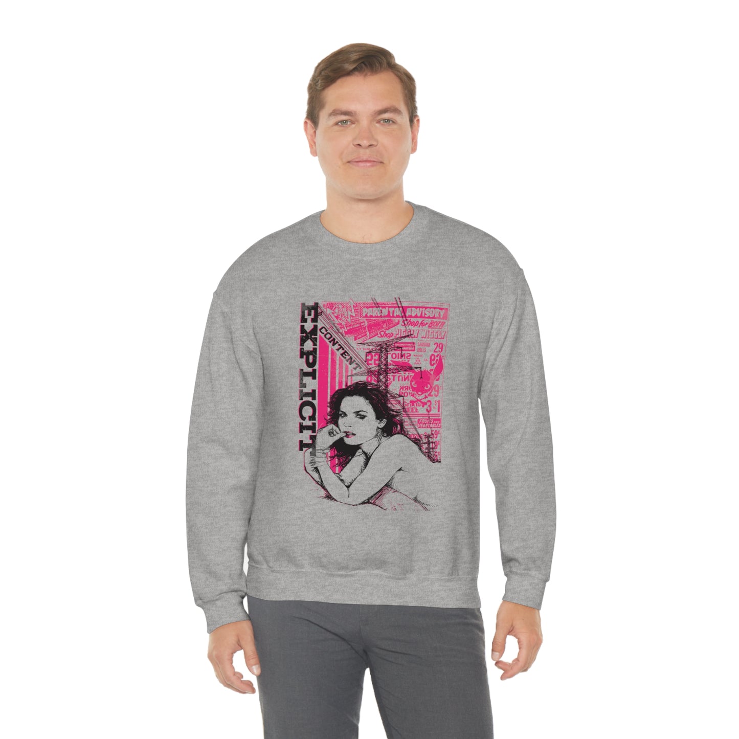 Explicit content Crewneck Sweatshirt