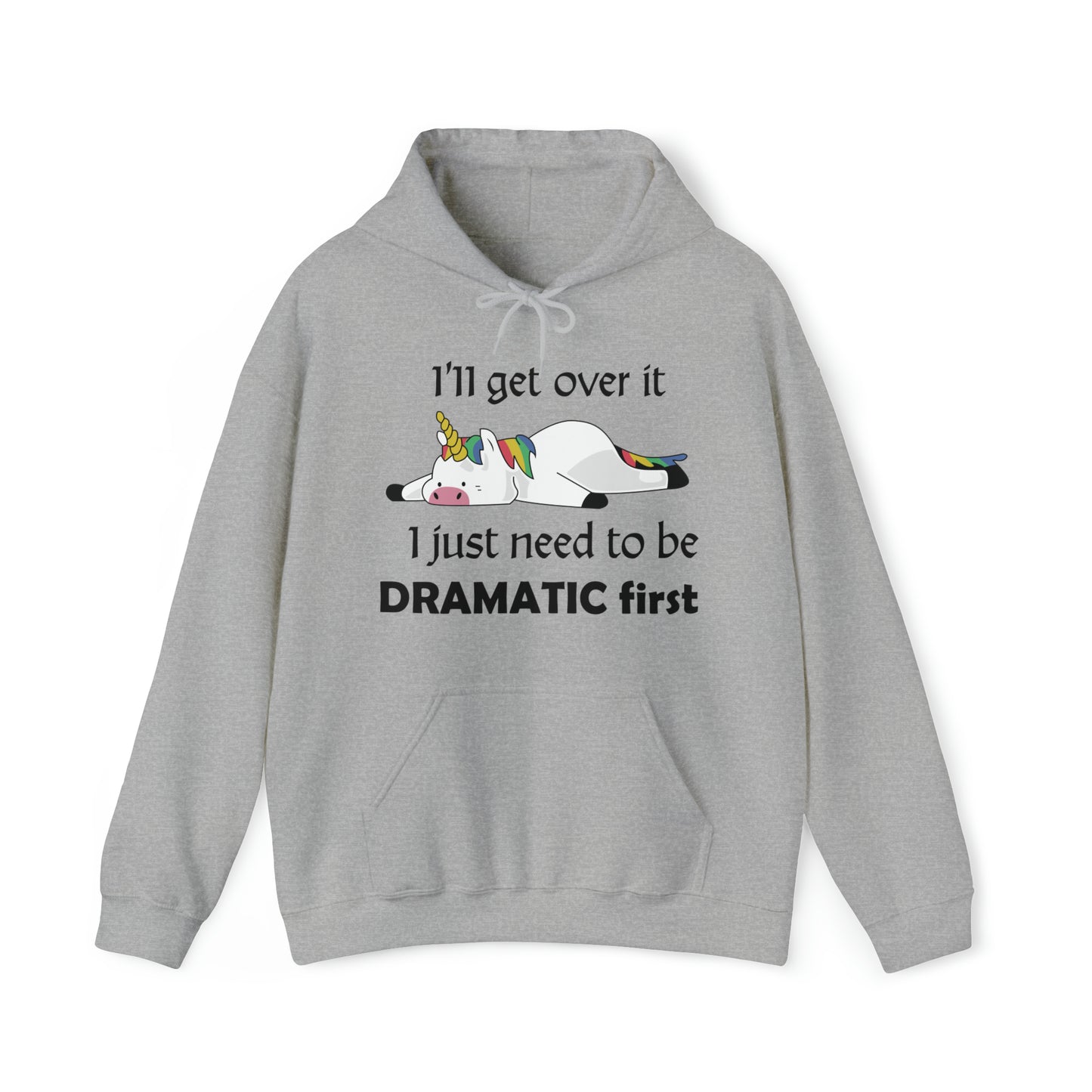 Dramatic Unicorn Hoodie