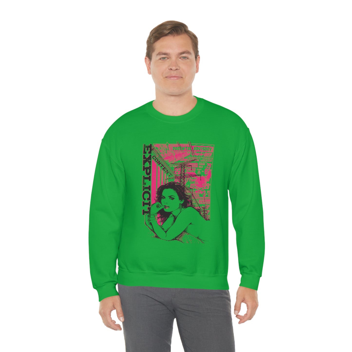 Explicit content Crewneck Sweatshirt