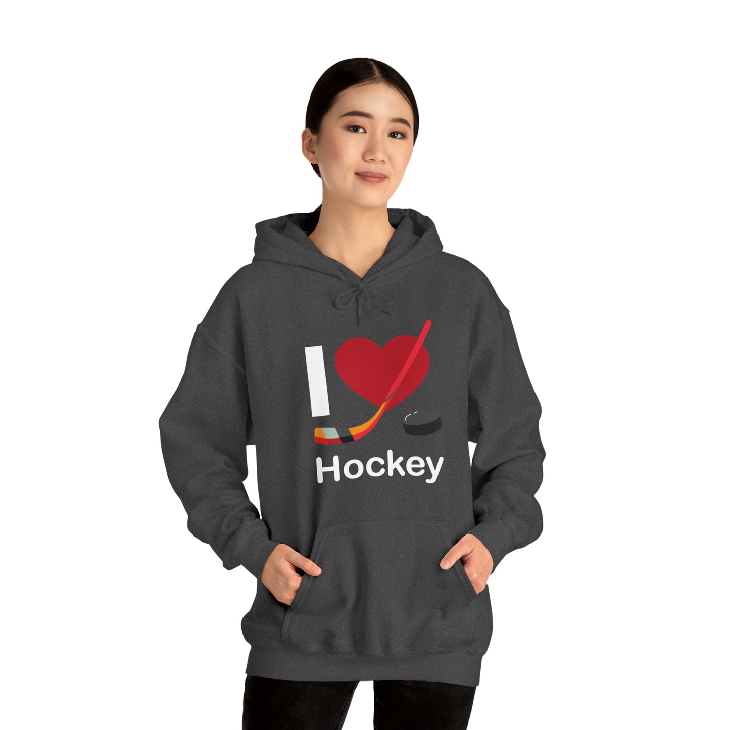 I love hockey Hoodie