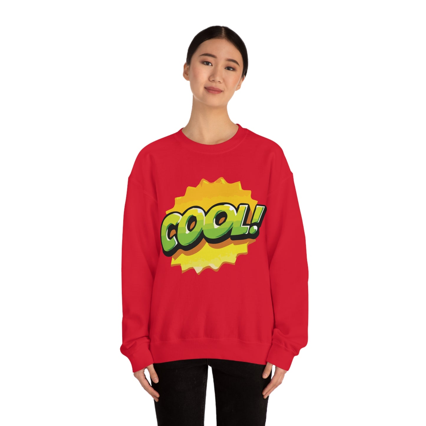 Cool! colorful graphic Crewneck Sweatshirt