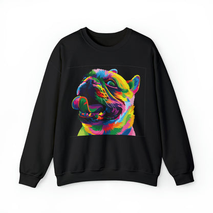 Colorful Dog Crewneck Sweatshirt