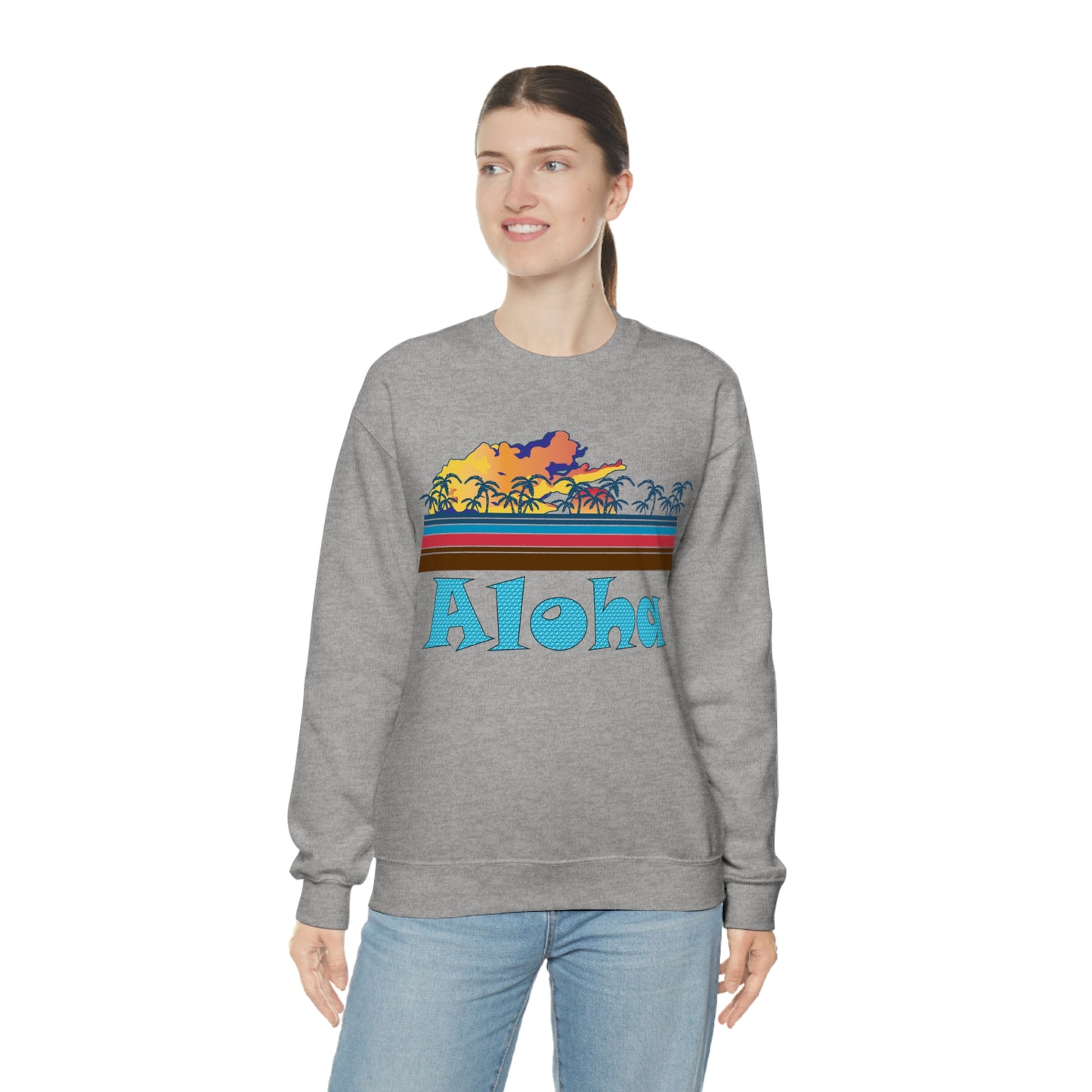 Aloha Beach Crewneck Sweatshirt