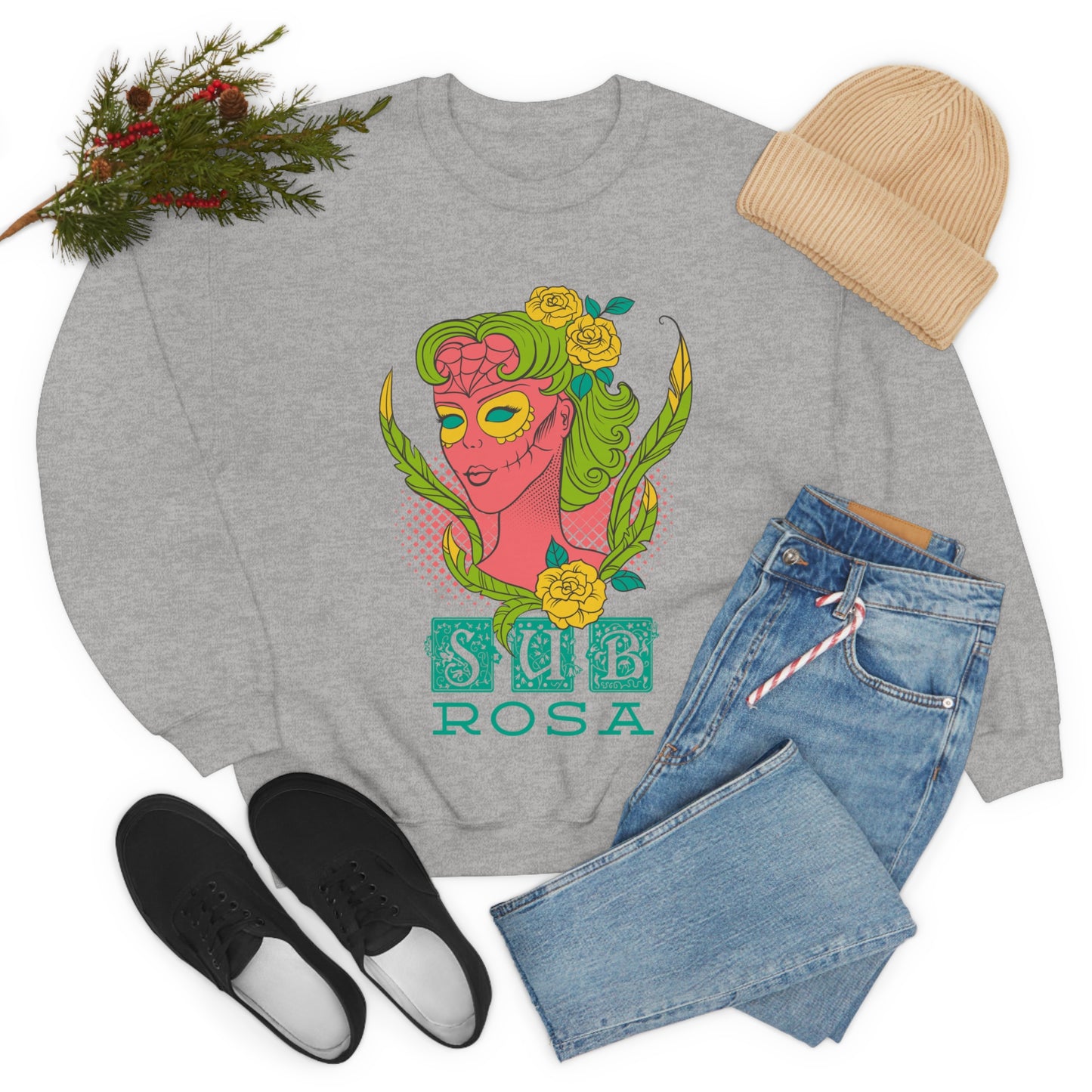 SUB Beautiful Rosa Crewneck Sweatshirt