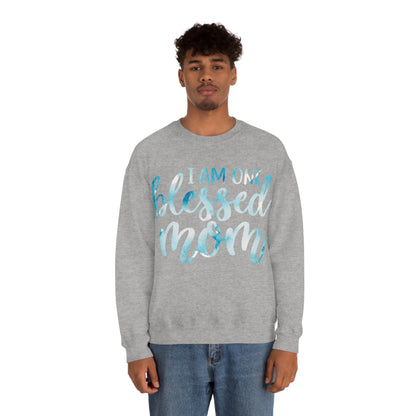 I am one blessed mom Crewneck Sweatshirt