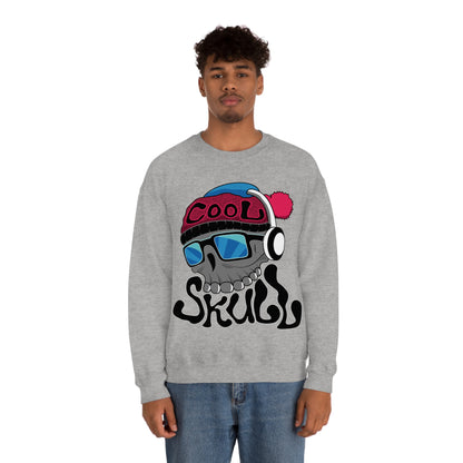 Cool Skull Crewneck Sweatshirt