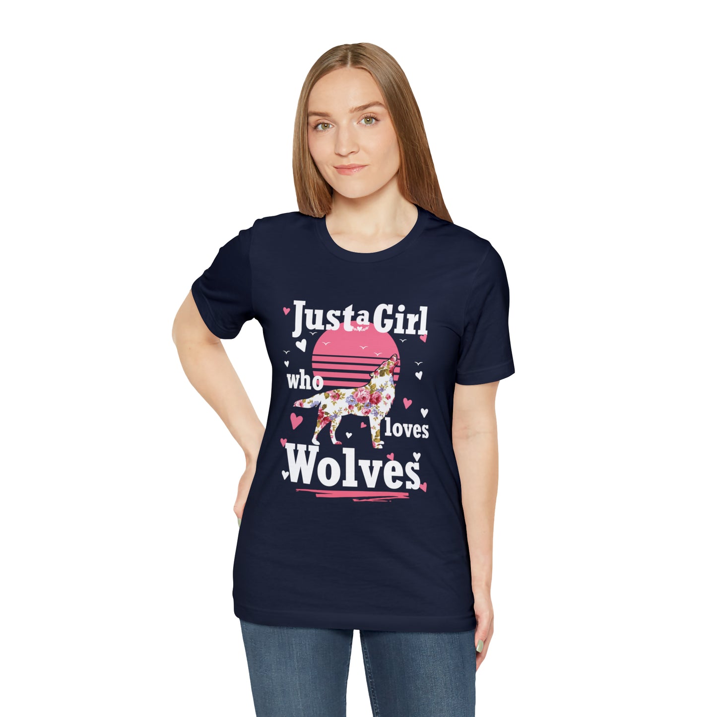 Just A Girl Who Loves Wolves T-Shirt