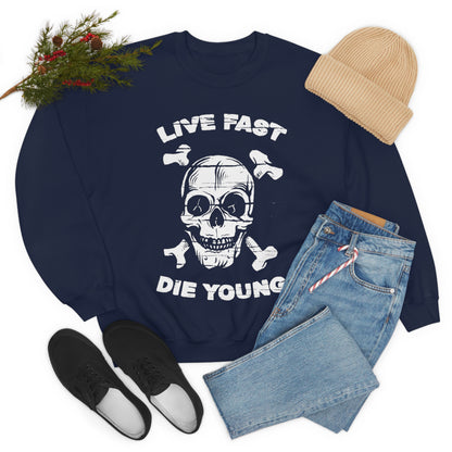 Live Fast Die Young Crewneck Sweatshirt