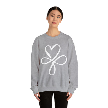 Heart symbol Love Infinity symbol Crewneck Sweatshirt