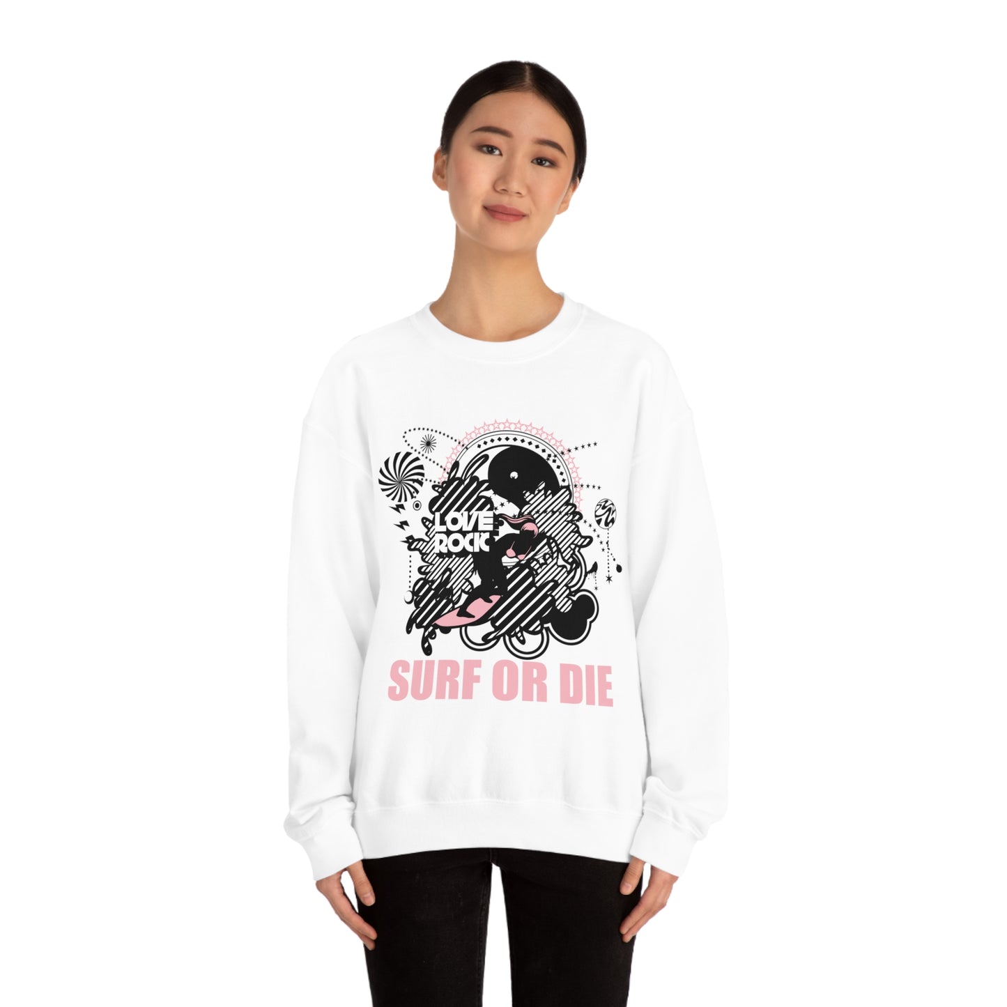 Surf or Die Crewneck Sweatshirt