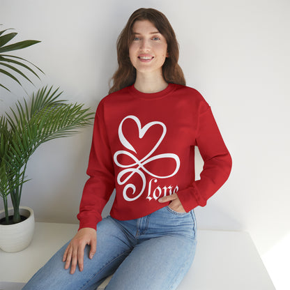 Infinity Heart Crewneck Sweatshirt