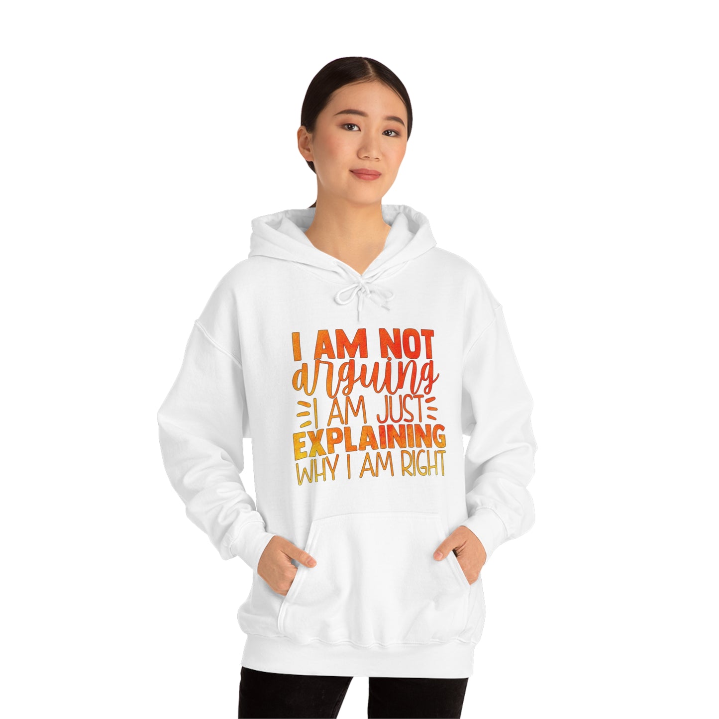 I Am Not Arguing I Am Just Explaining Why I Am Right Hoodie