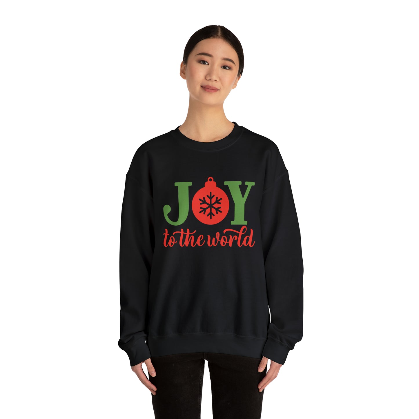 Joy To The World Christmas Crewneck Sweatshirt