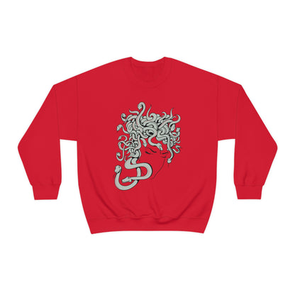 Snake Face Crewneck Sweatshirt