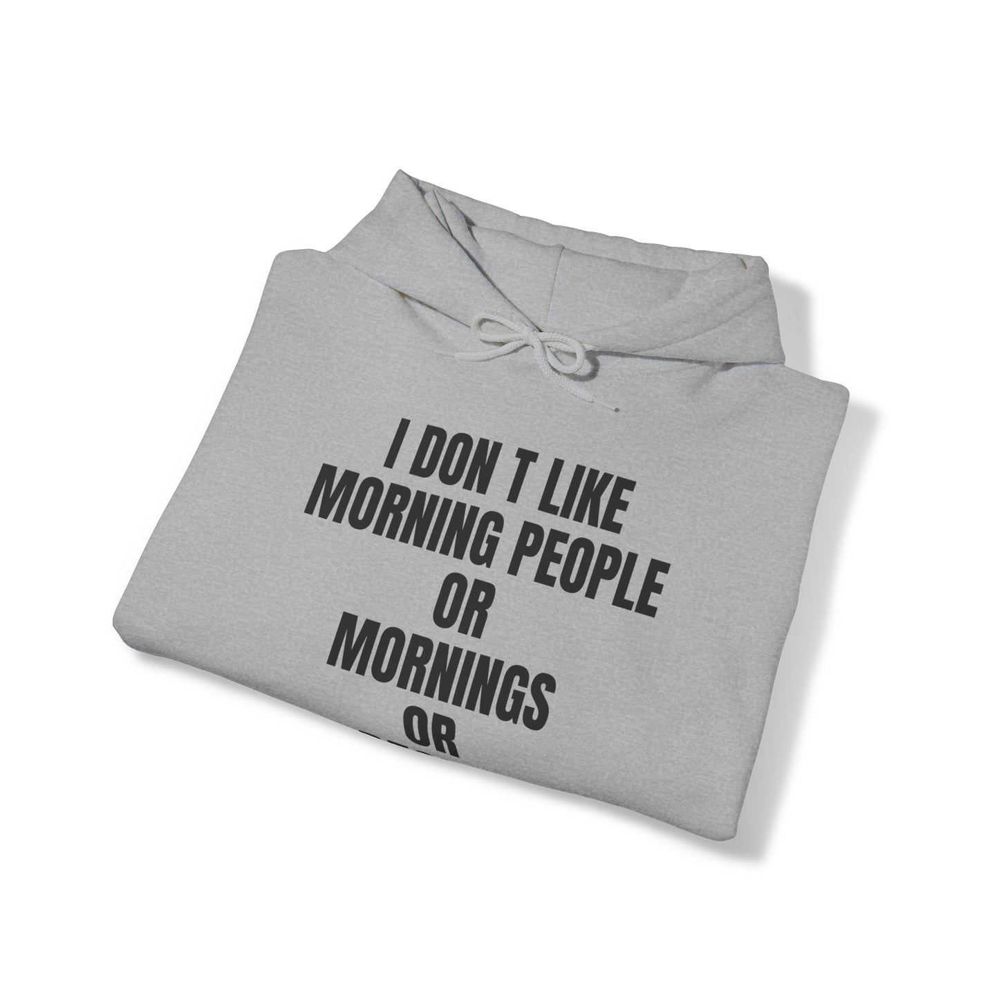 Don't like morning people Hoodie