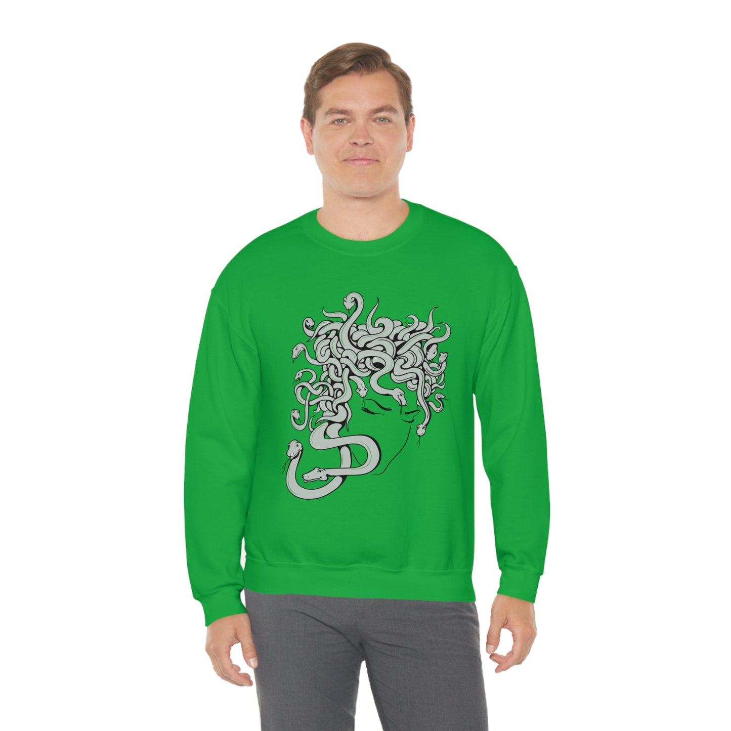 Snake Face Crewneck Sweatshirt