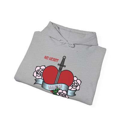 No heart feelings broken heart Hoodie