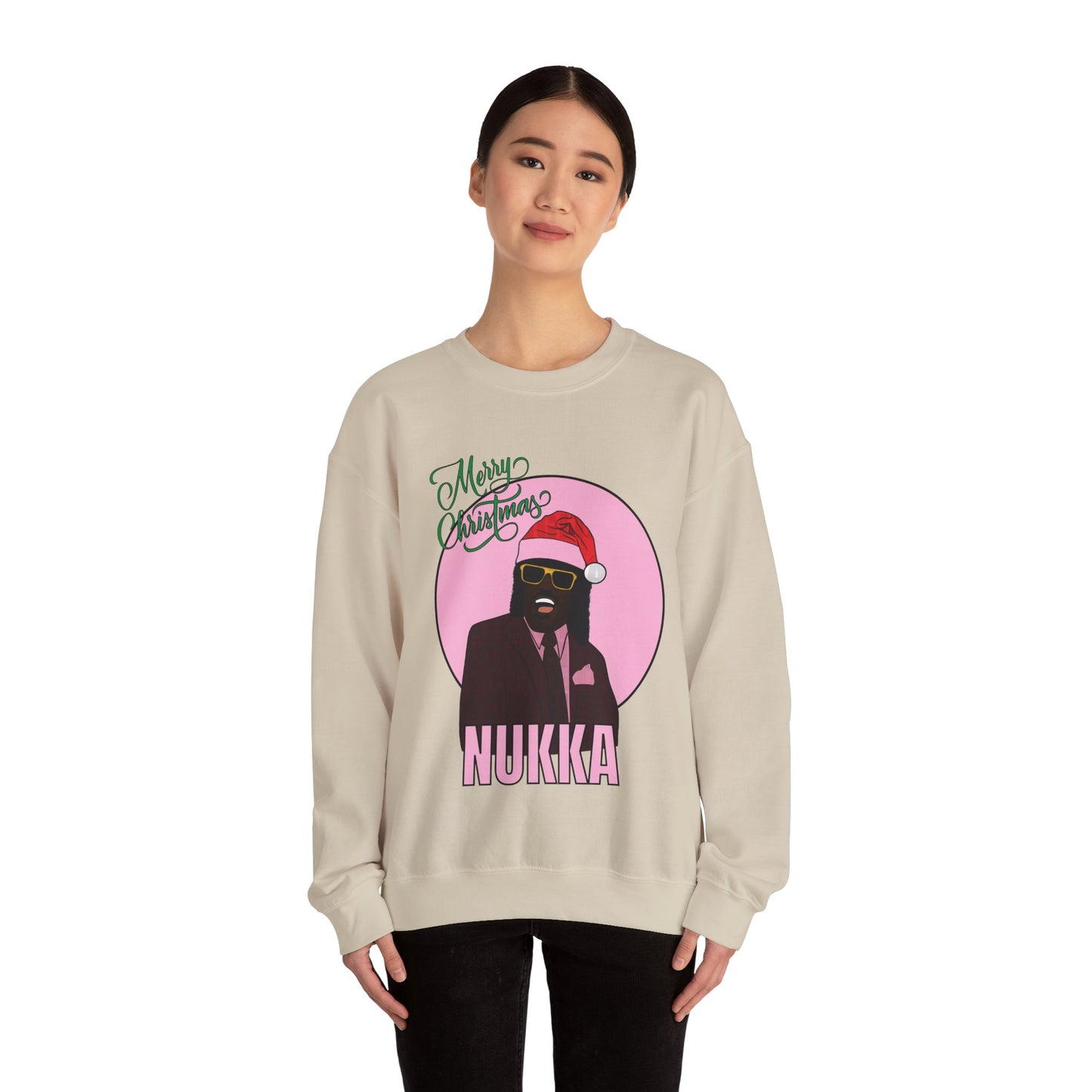 Merry Christmas NUKKA Crewneck Sweatshirt