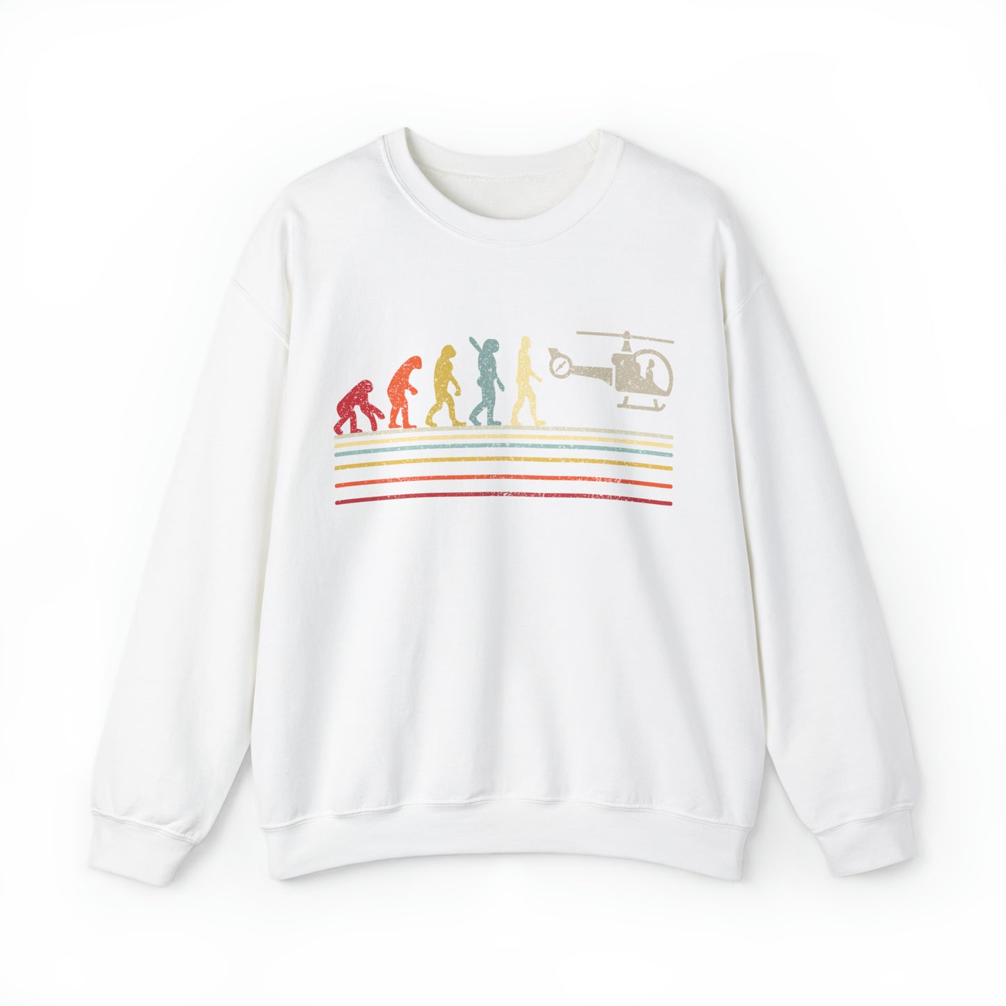 Evolution Helicopter Crewneck Sweatshirt