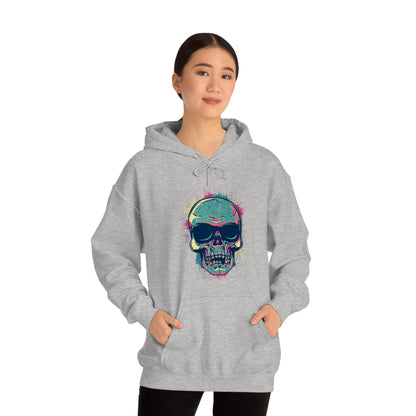 South Beach Skull Hoodie