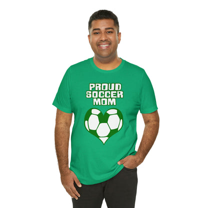 Proud -soccer-mom Heart T-Shirt