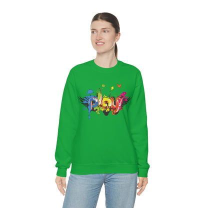 Play colorful graffiti Crewneck Sweatshirt