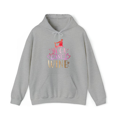 Yoga And Wine Hoodie