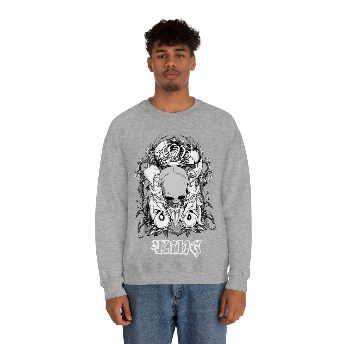 King Skully Crewneck Sweatshirt