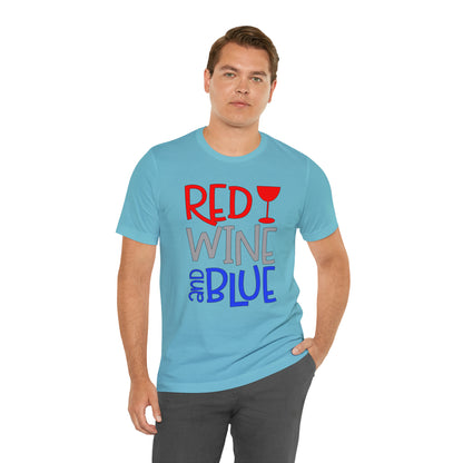 Red Wine Blue T-Shirt