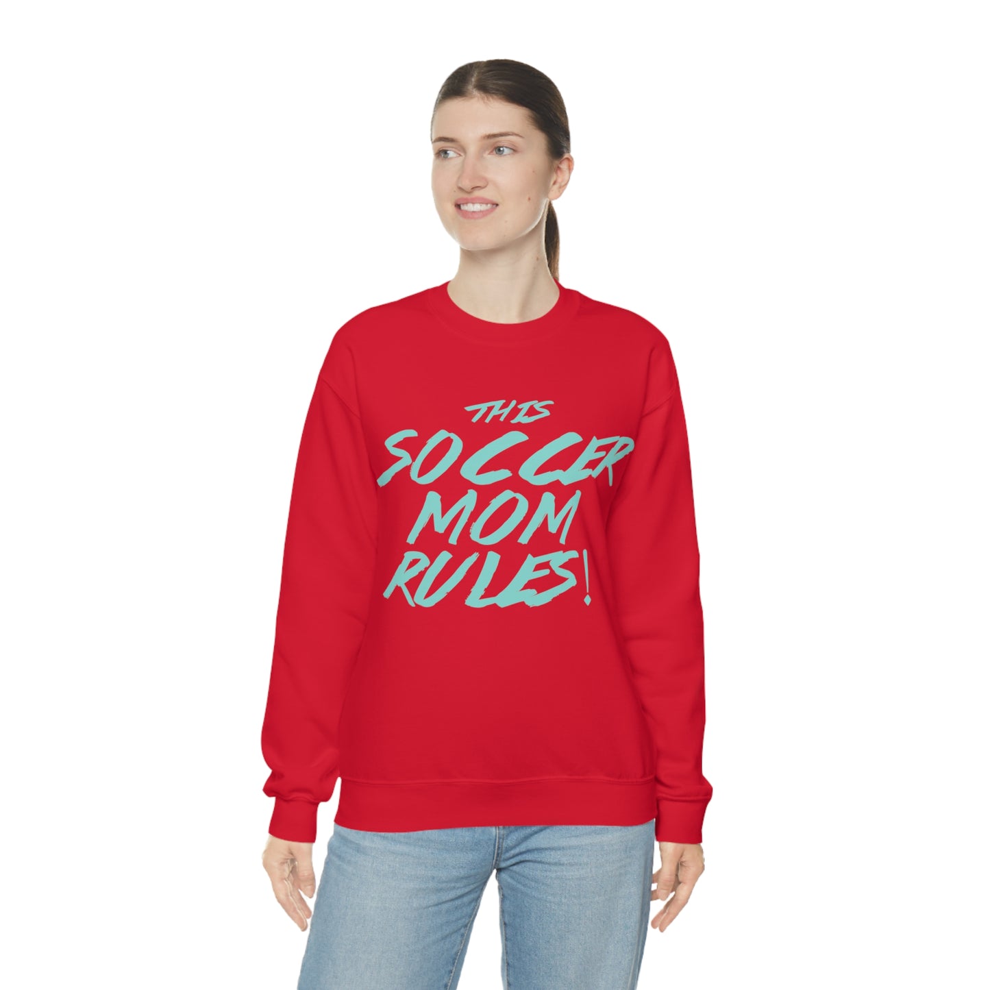 Soccer mom rules Crewneck Sweatshirt