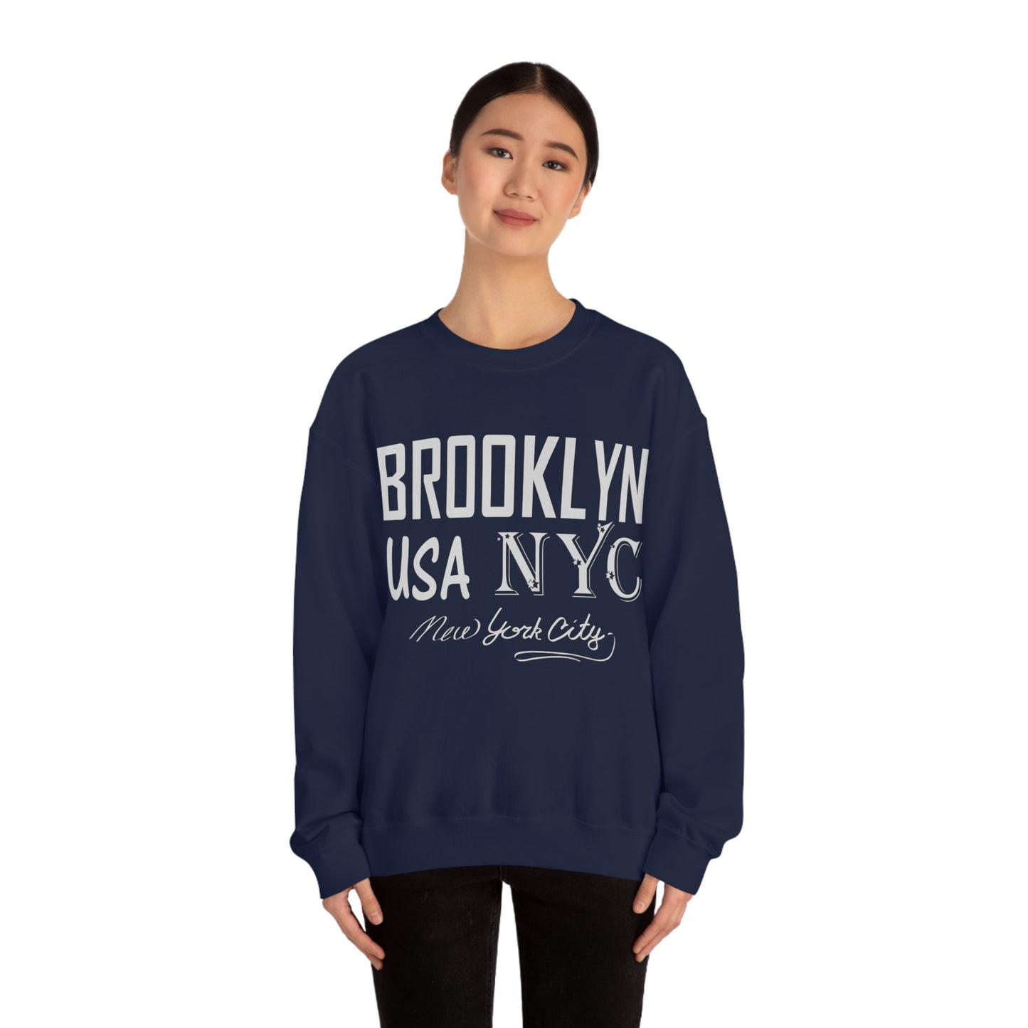 Brooklyn NY USA Crewneck Sweatshirt