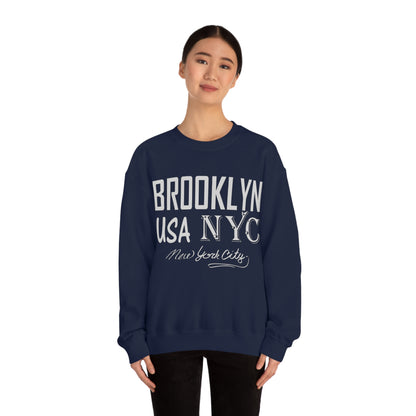 Brooklyn NY USA Crewneck Sweatshirt