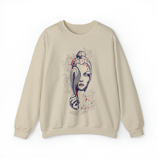 A Feather Beauty Crewneck Sweatshirt