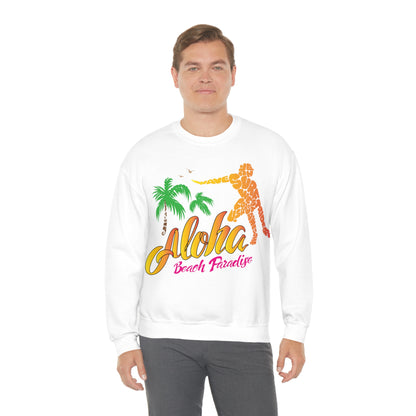 Aloha Beach Paradise Crewneck Sweatshirt