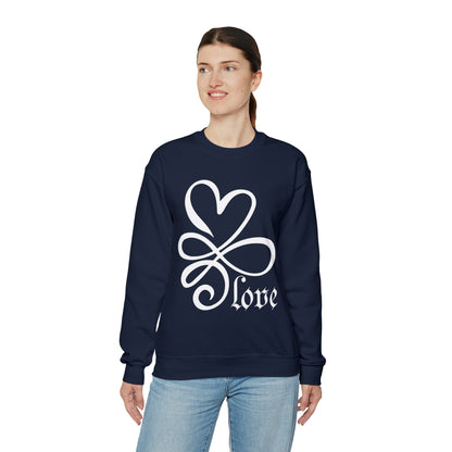 Infinity Heart Crewneck Sweatshirt