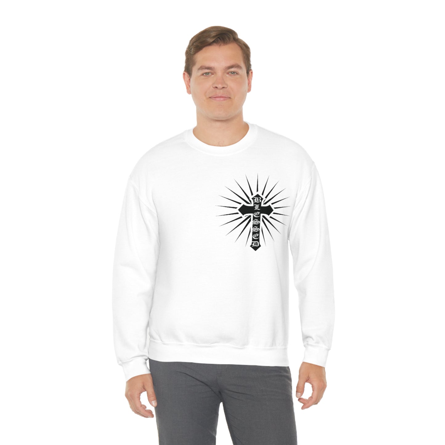 Blessed Cross Crewneck Sweatshirt