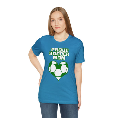 Proud -soccer-mom Heart T-Shirt