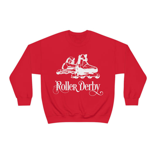 Roller_Derby Crewneck Sweatshirt