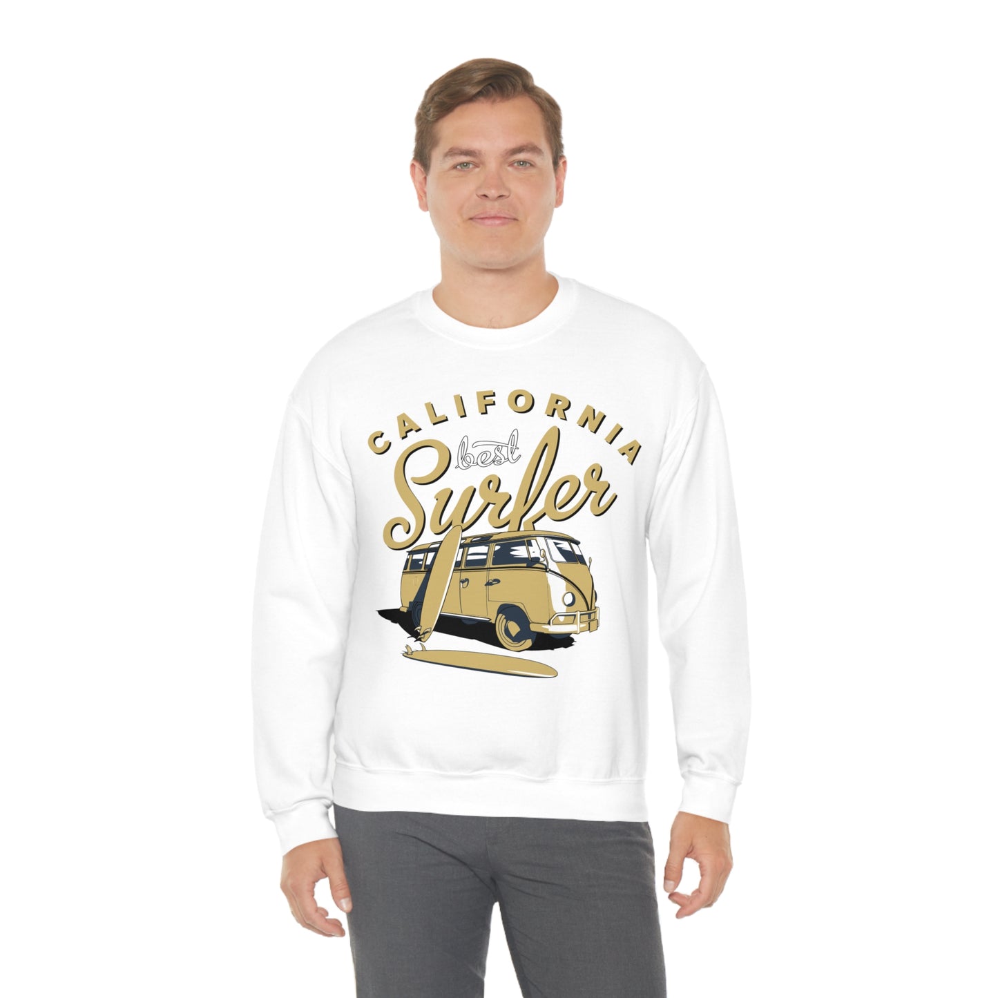 California-Best surfer Crewneck Sweatshirt