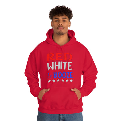 Red  White Booze Hoodie