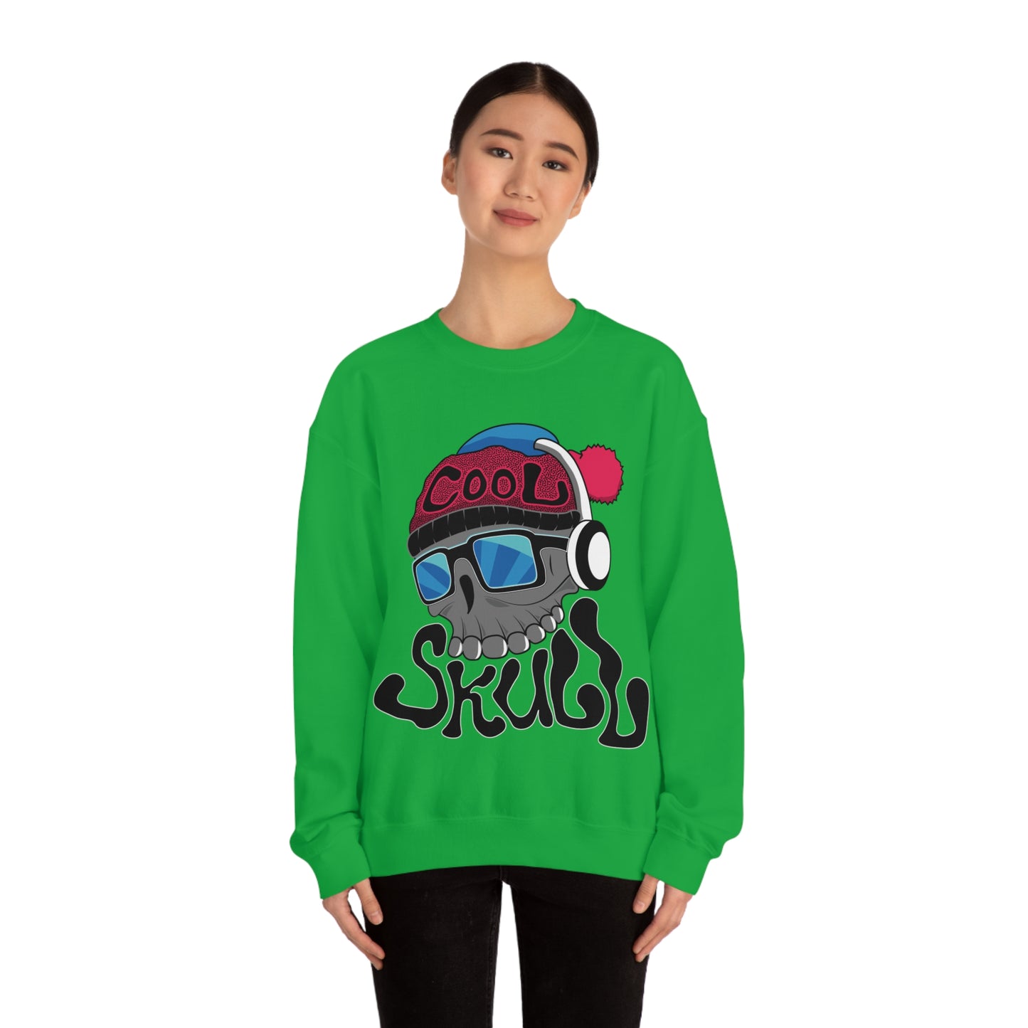 Cool Skull Crewneck Sweatshirt