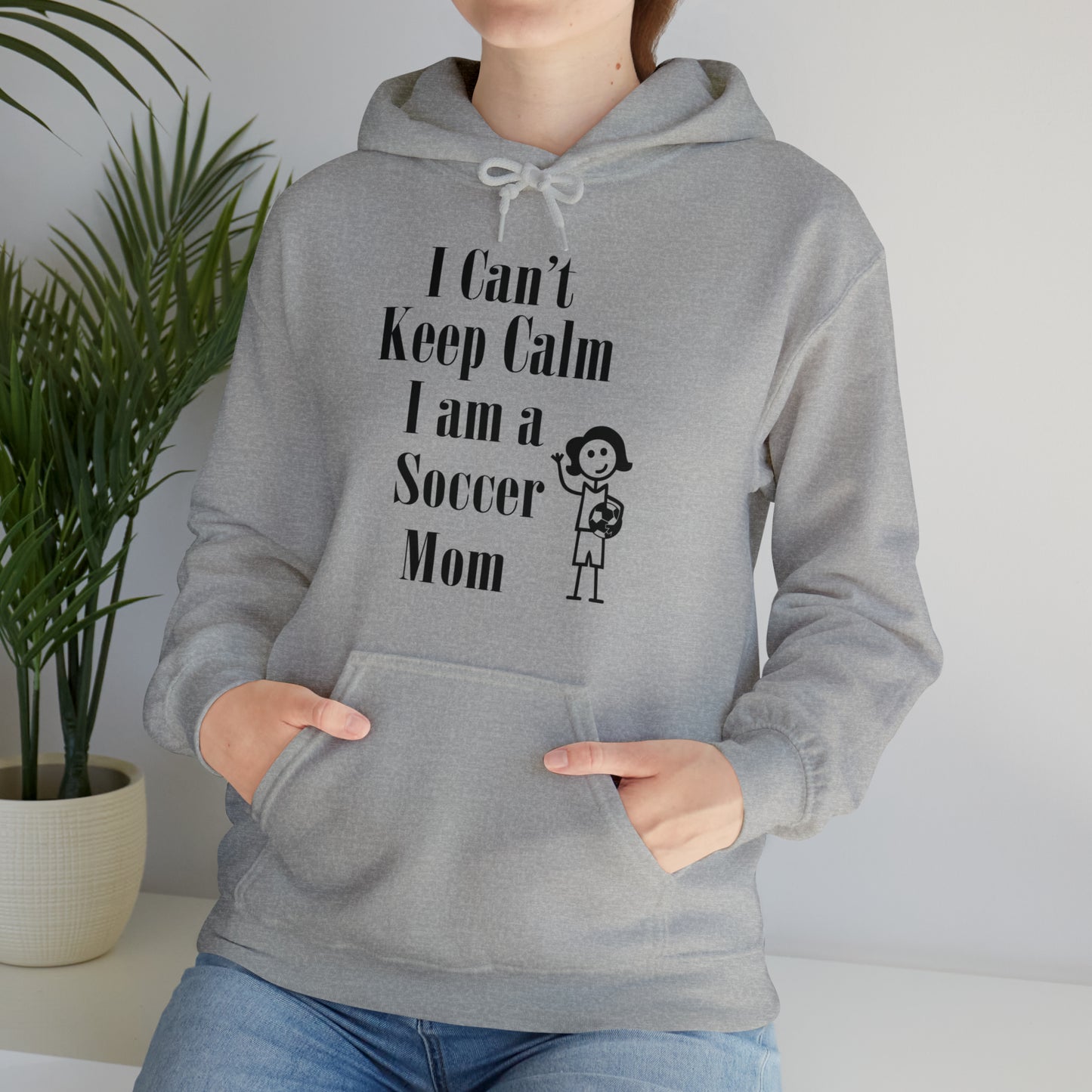 I can't keep calm I'm a soccer mom Hoodie