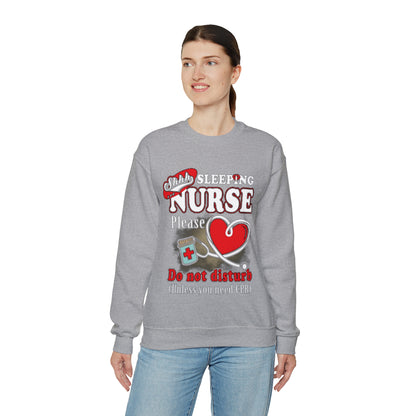 Sleeping nurse Crewneck Sweatshirt