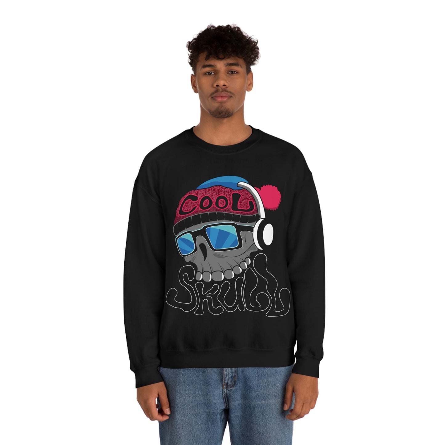 Cool Skull Crewneck Sweatshirt