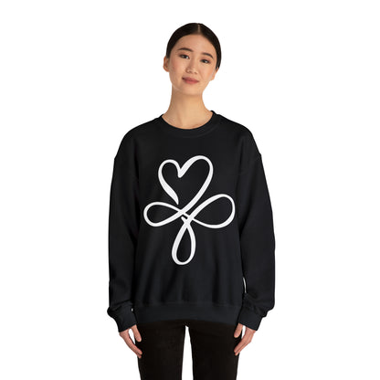 Heart symbol Love Infinity symbol Crewneck Sweatshirt