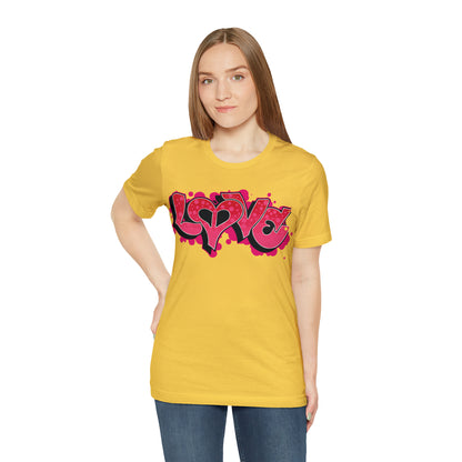 Peace and Love graffiti T-Shirt