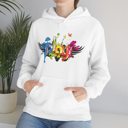 Play colorful graffiti Hoodie