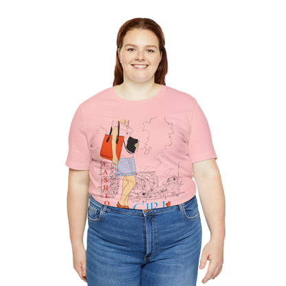 Fashion girl with a bag T-Shirt